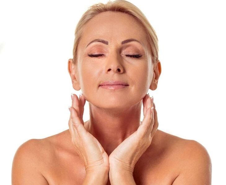 massagem facial para rejuvenescimento